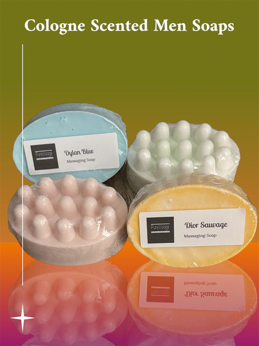 Men Scented Massaging Shea Butter Soaps